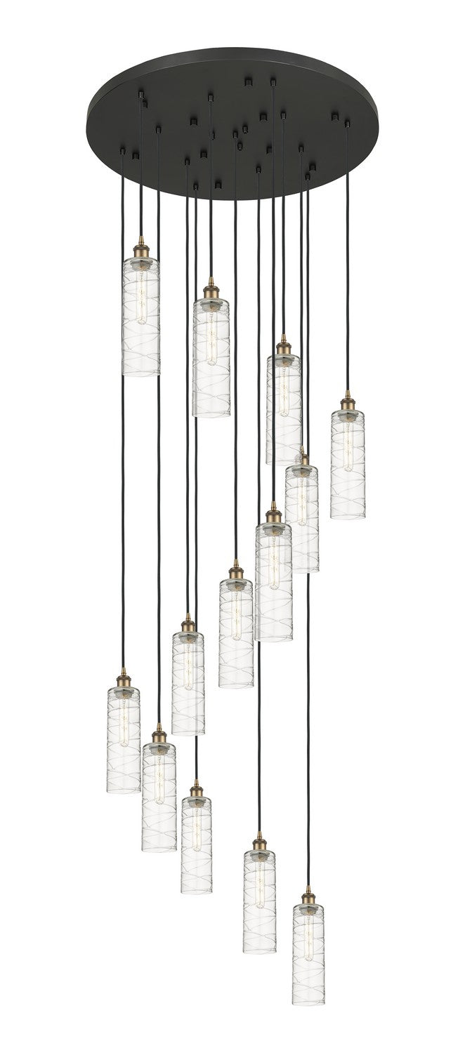 Innovations - 132BK-B-13P-BB-G434-12DE - 13 Light Pendant - Downtown Urban - Brushed Brass