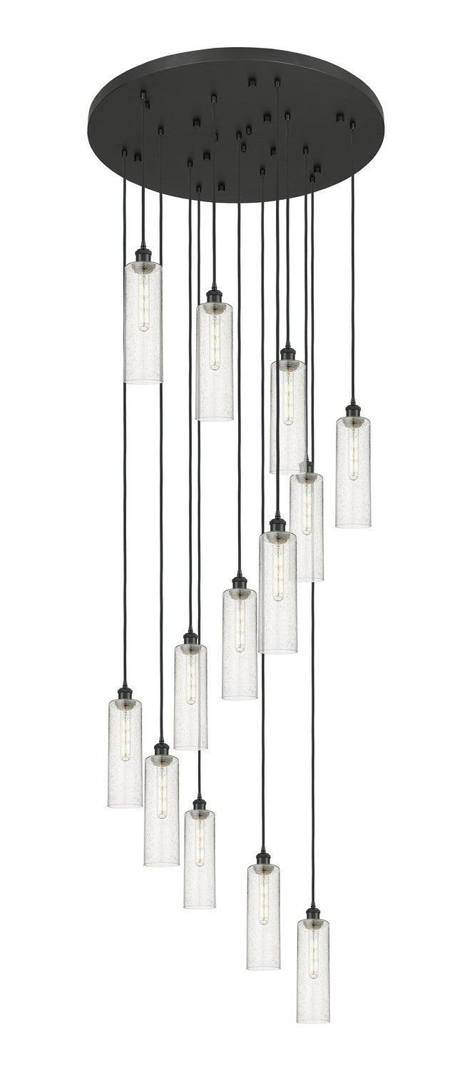 Innovations - 132BK-B-13P-BK-G434-12SDY - 13 Light Pendant - Downtown Urban - Matte Black