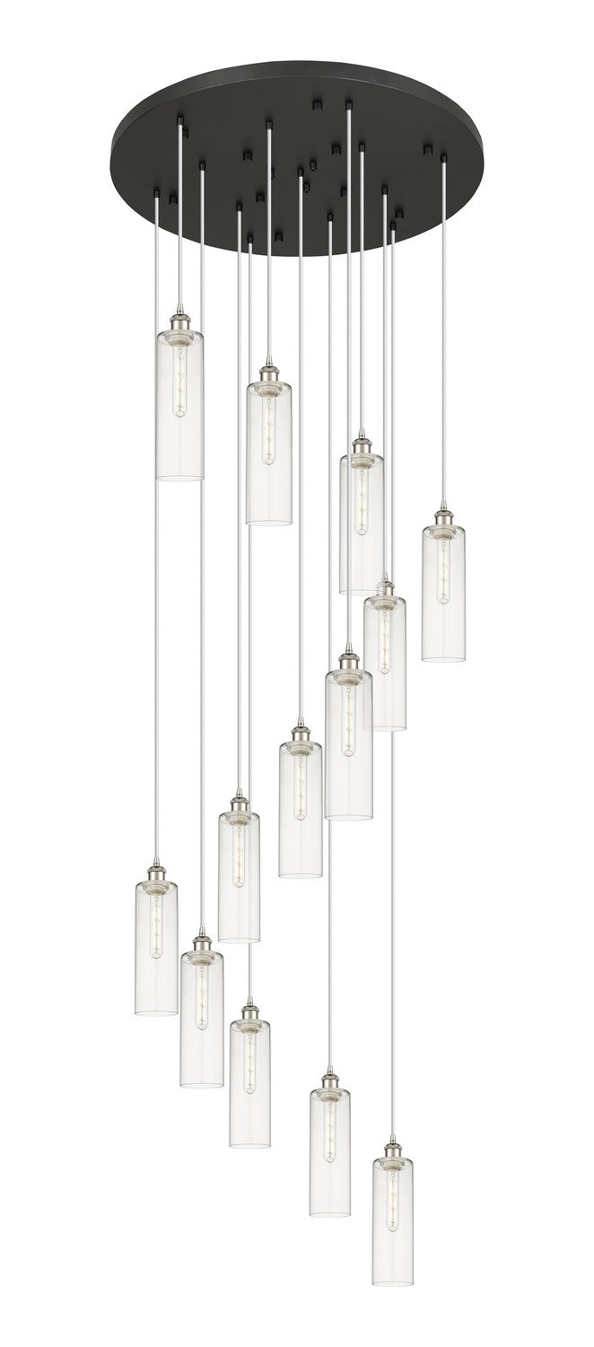 Innovations - 132BK-B-13P-PN-G434-12CL - 13 Light Pendant - Downtown Urban - Polished Nickel