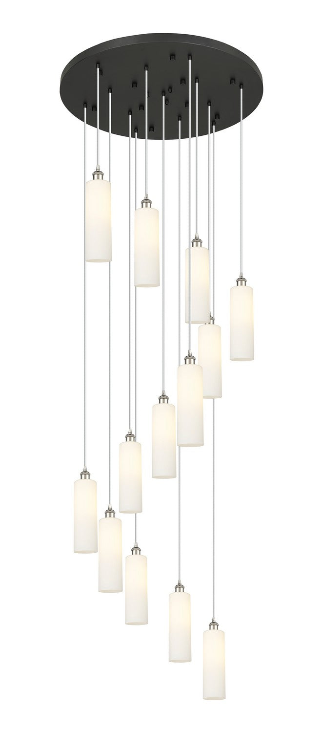 Innovations - 132BK-B-13P-PN-G434-12WH - 13 Light Pendant - Downtown Urban - Polished Nickel