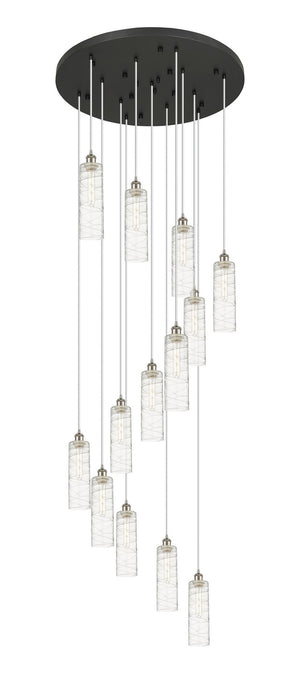 Innovations - 132BK-B-13P-SN-G434-12DE - 13 Light Pendant - Downtown Urban - Brushed Satin Nickel