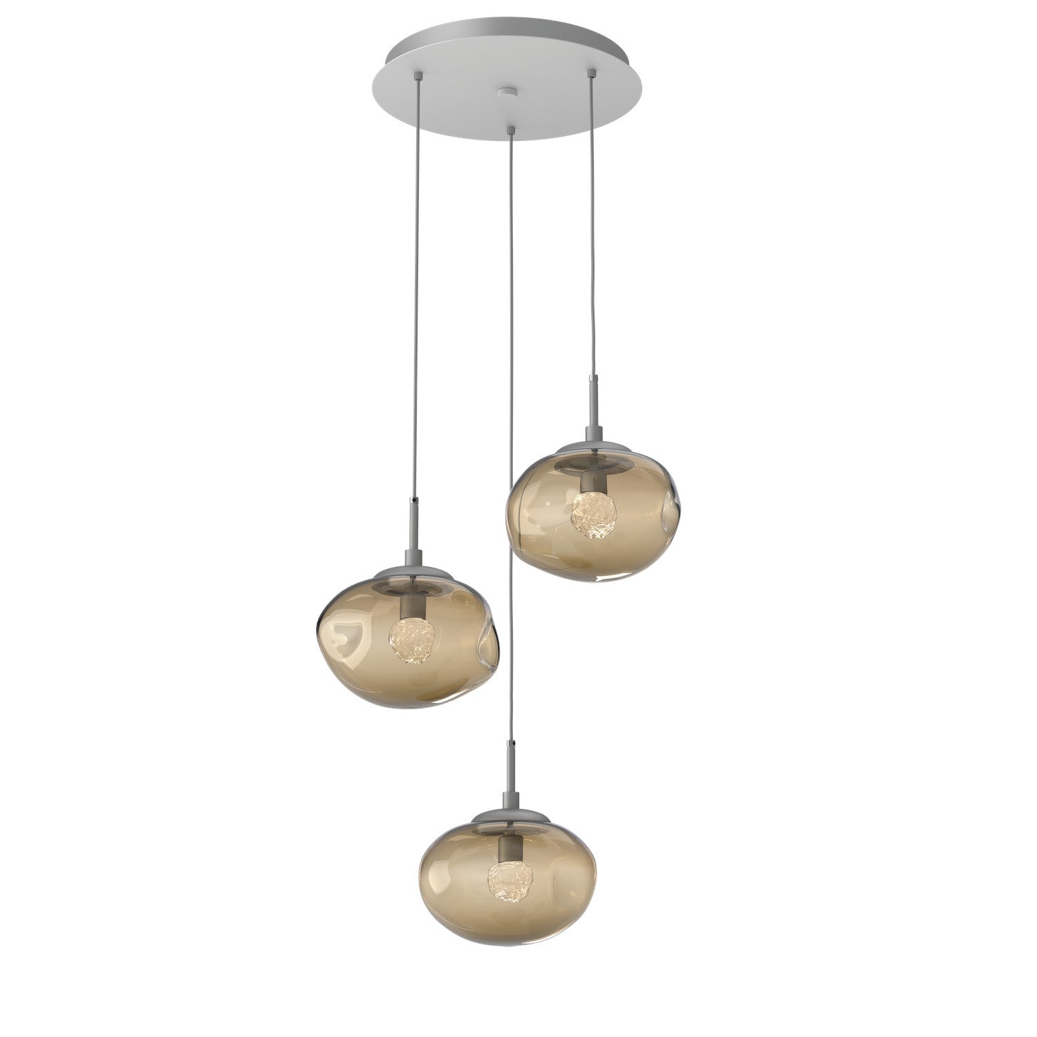 Hammerton Studio - CHB0068-03-CS-FB-C01-L1 - LED Pendant - Nebula - Classic Silver
