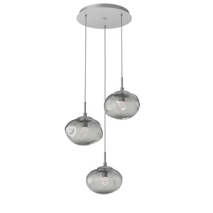 Hammerton Studio - CHB0068-03-CS-FS-C01-L3 - LED Pendant - Nebula - Classic Silver