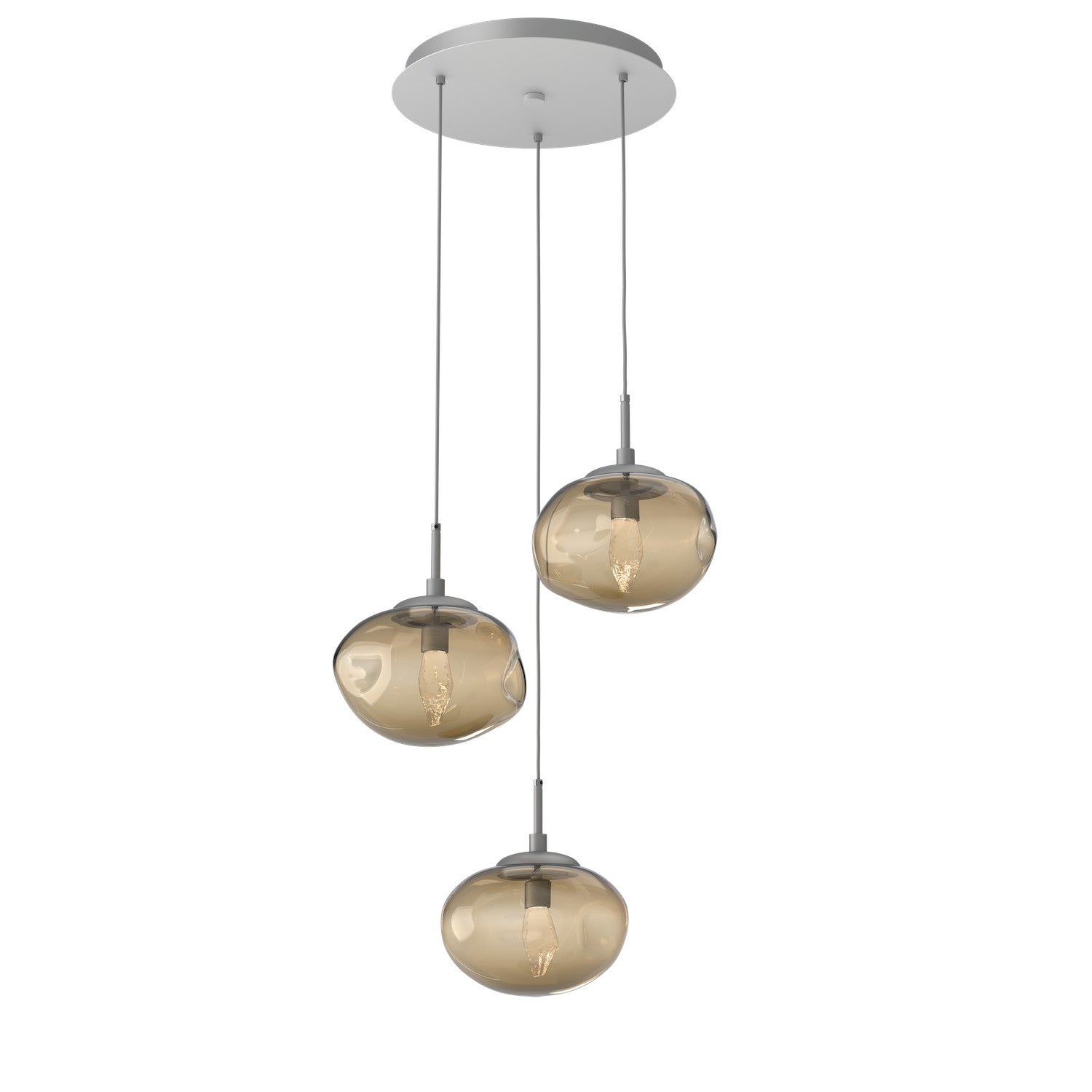 Hammerton Studio - CHB0068-03-CS-GB-C01-L3 - LED Pendant - Nebula - Classic Silver