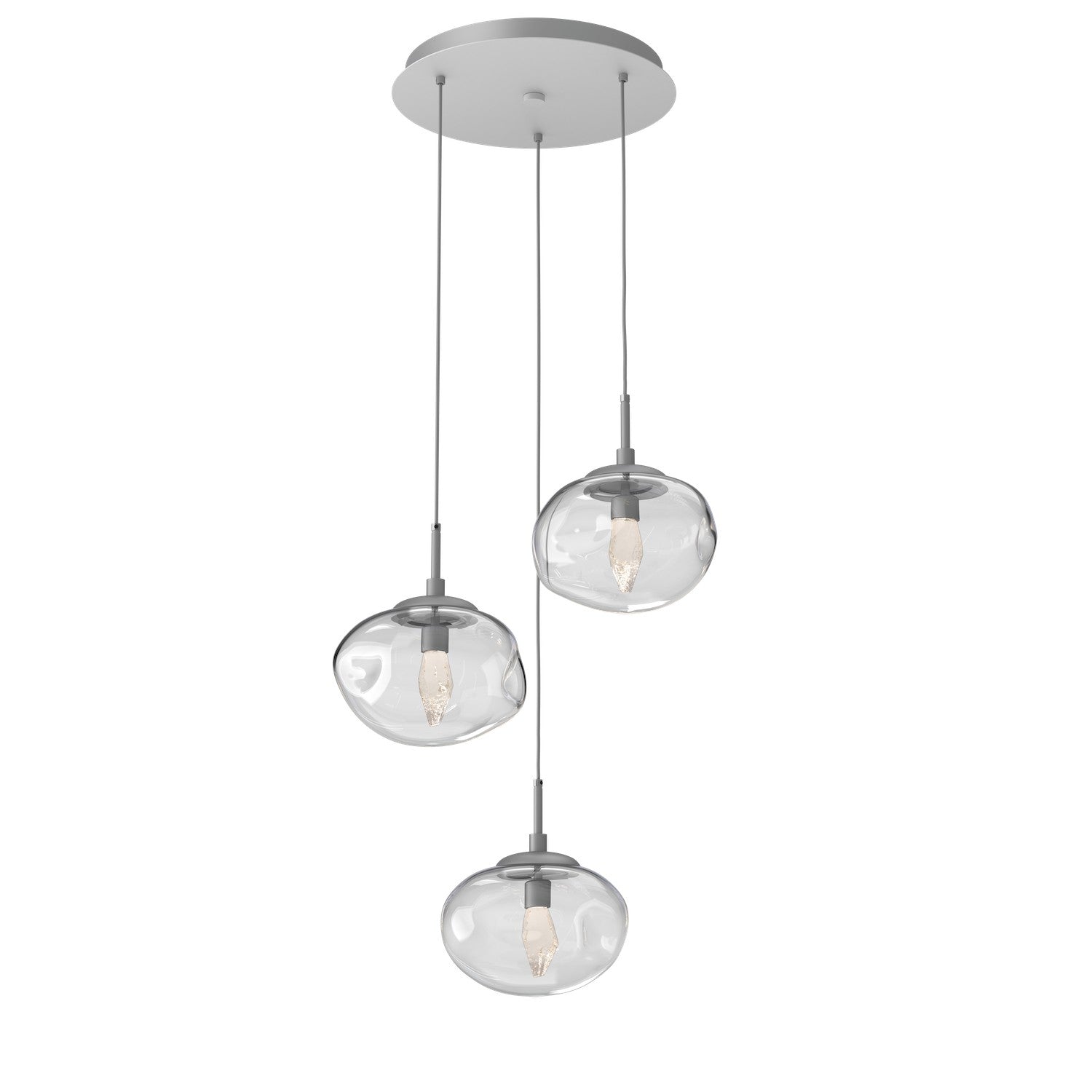 Hammerton Studio - CHB0068-03-CS-GC-C01-L1 - LED Pendant - Nebula - Classic Silver
