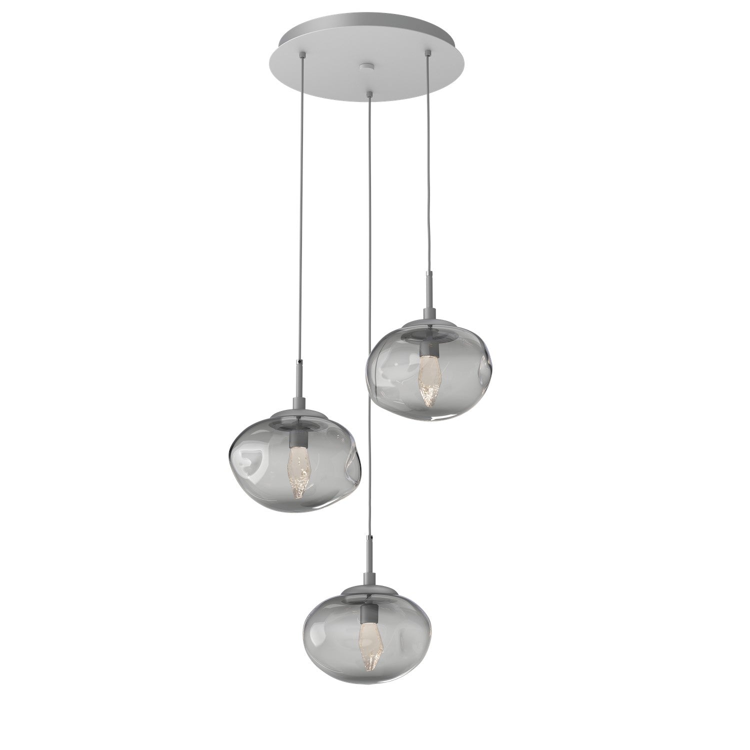 Hammerton Studio - CHB0068-03-CS-GS-C01-L1 - LED Pendant - Nebula - Classic Silver