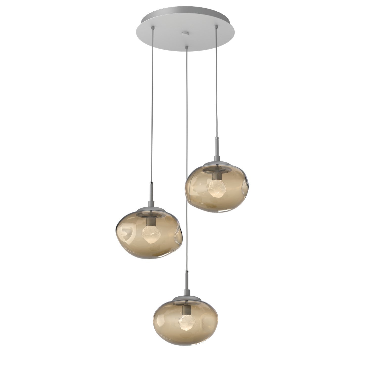 Hammerton Studio - CHB0068-03-CS-ZB-C01-L1 - LED Pendant - Nebula - Classic Silver
