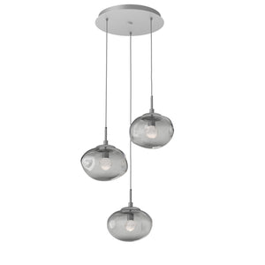 Hammerton Studio - CHB0068-03-CS-ZS-C01-L3 - LED Pendant - Nebula - Classic Silver
