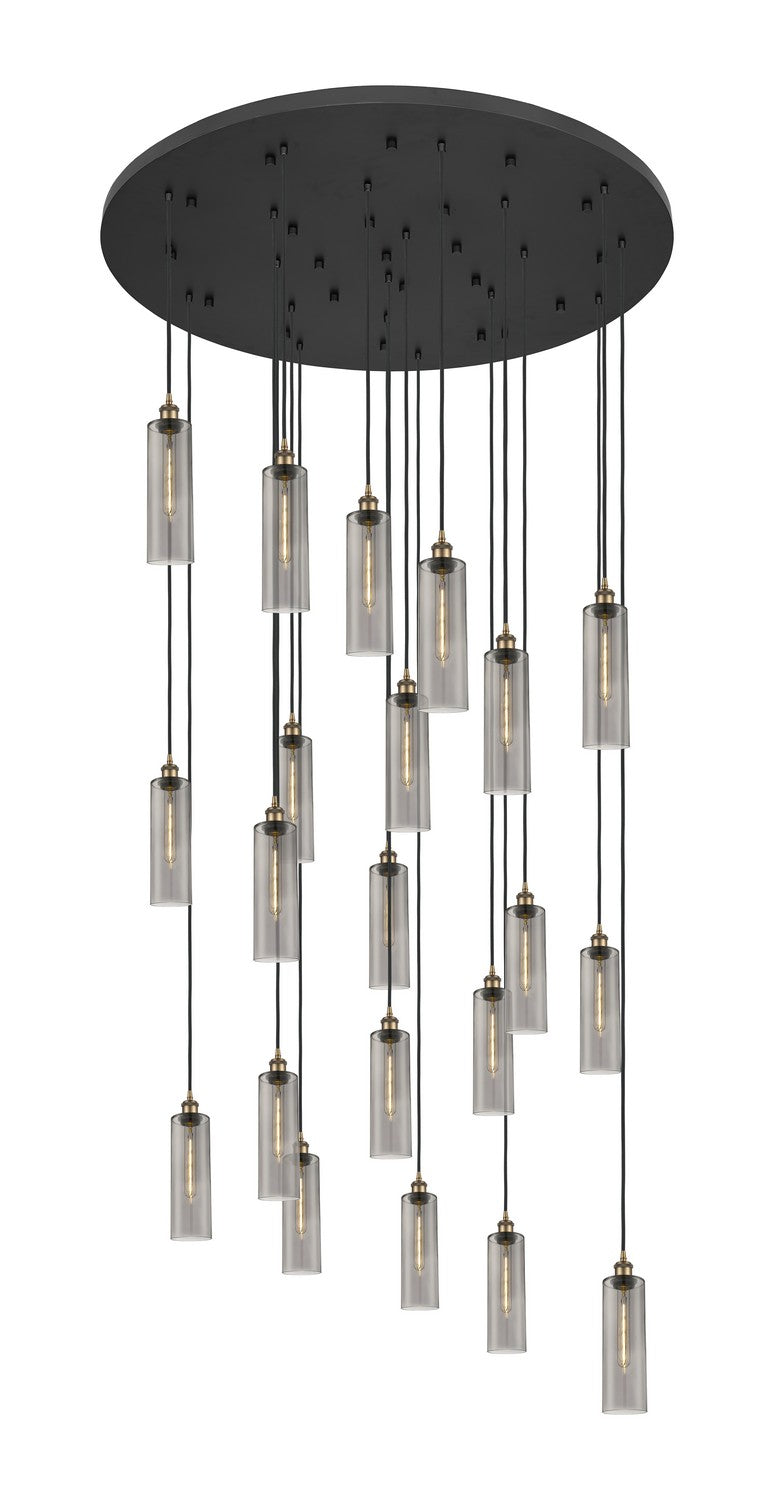 Innovations - 148BK-B-21P-BB-G434-12SM - 21 Light Pendant - Downtown Urban - Brushed Brass