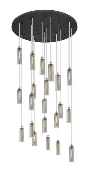 Innovations - 148BK-B-21P-PN-G434-12SM - 21 Light Pendant - Downtown Urban - Polished Nickel