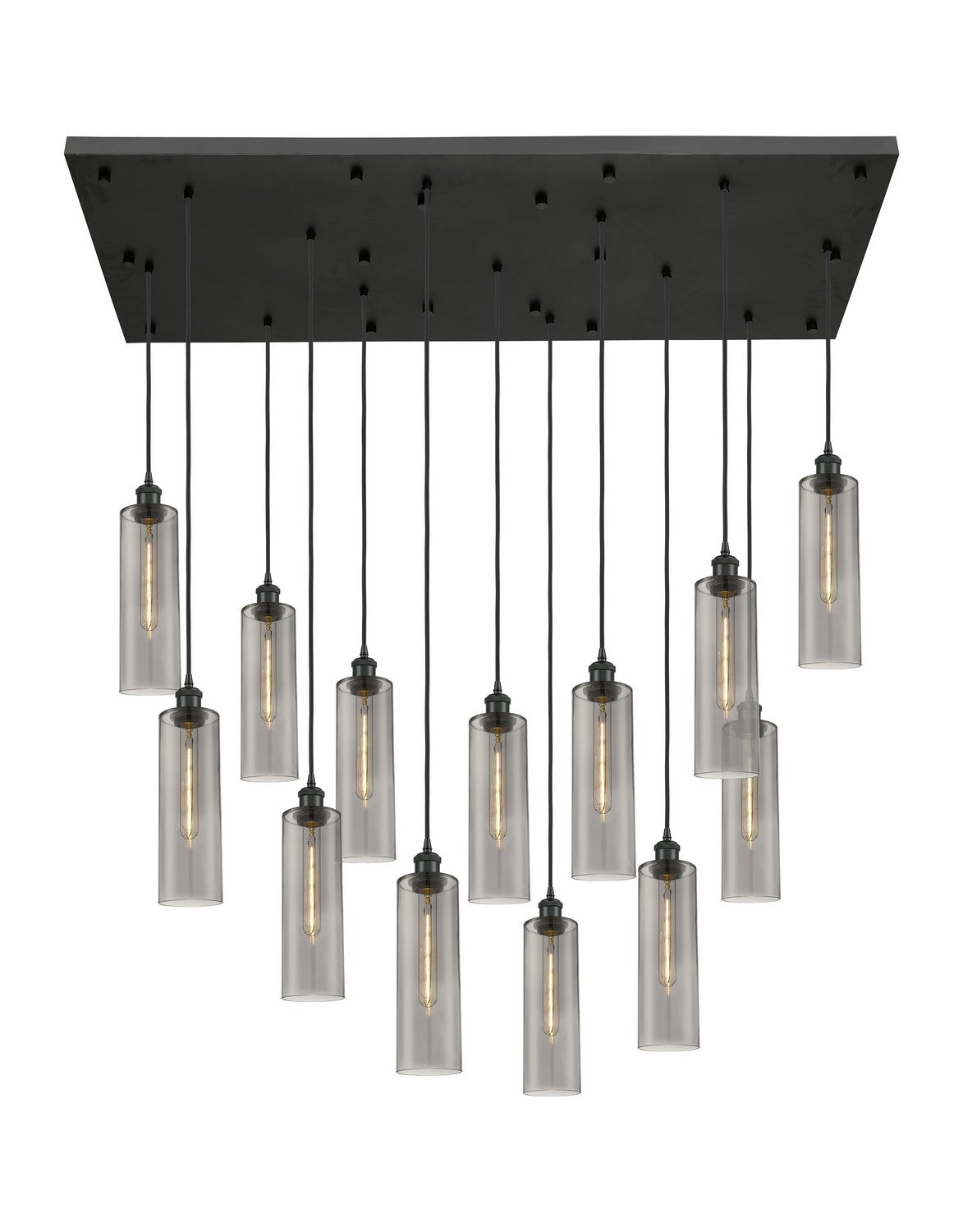 Innovations - 154BK-B-13P-BK-G434-12SM - 13 Light Pendant - Downtown Urban - Matte Black