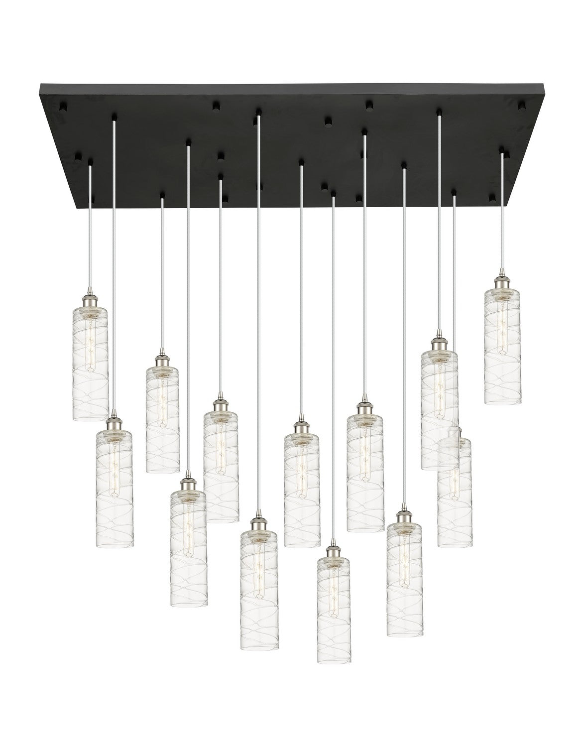 Innovations - 154BK-B-13P-PN-G434-12DE - 13 Light Pendant - Downtown Urban - Polished Nickel