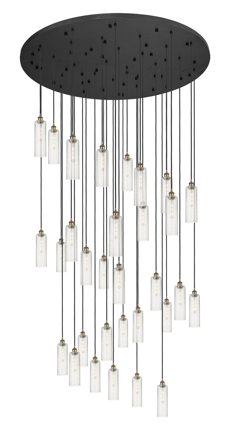 Innovations - 160BK-B-31P-BB-G434-12SDY - 31 Light Pendant - Downtown Urban - Brushed Brass