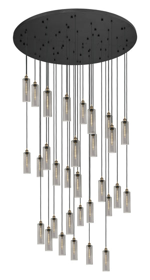 Innovations - 160BK-B-31P-BB-G434-12SM - 31 Light Pendant - Downtown Urban - Brushed Brass