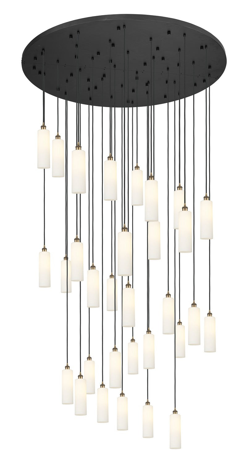 Innovations - 160BK-B-31P-BB-G434-12WH - 31 Light Pendant - Downtown Urban - Brushed Brass