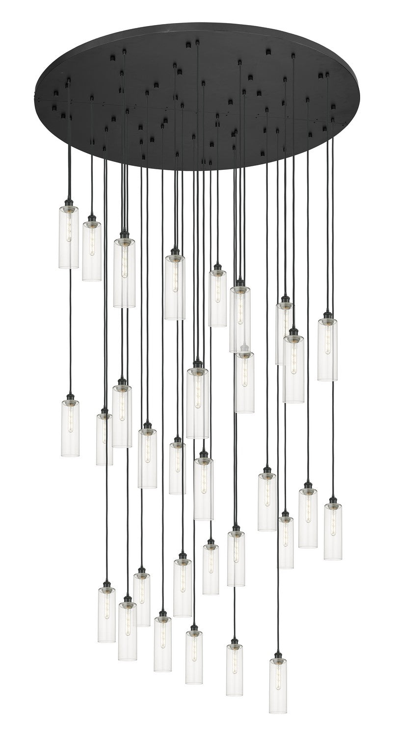 Innovations - 160BK-B-31P-BK-G434-12CL - 31 Light Pendant - Downtown Urban - Matte Black