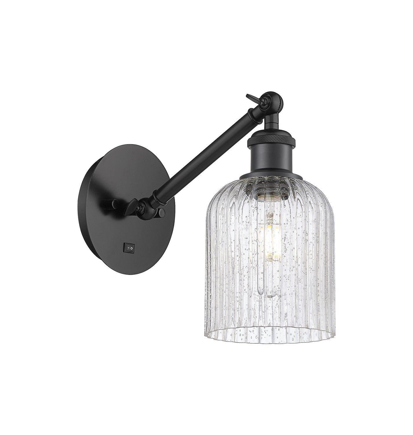 Innovations - 317-1W-BK-G559-5SDY - One Light Wall Sconce - Ballston - Matte Black