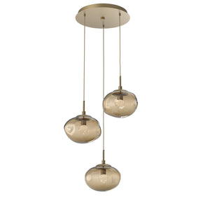 Hammerton Studio - CHB0068-03-GB-FB-C01-L1 - LED Pendant - Nebula - Gilded Brass