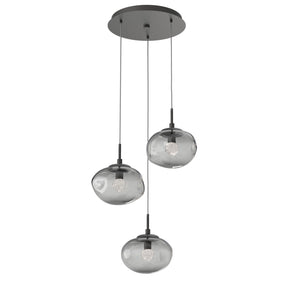 Hammerton Studio - CHB0068-03-GP-FS-C01-L3 - LED Pendant - Nebula - Graphite