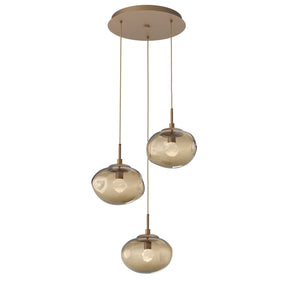 Hammerton Studio - CHB0068-03-NB-ZB-C01-L1 - LED Pendant - Nebula - Novel Brass