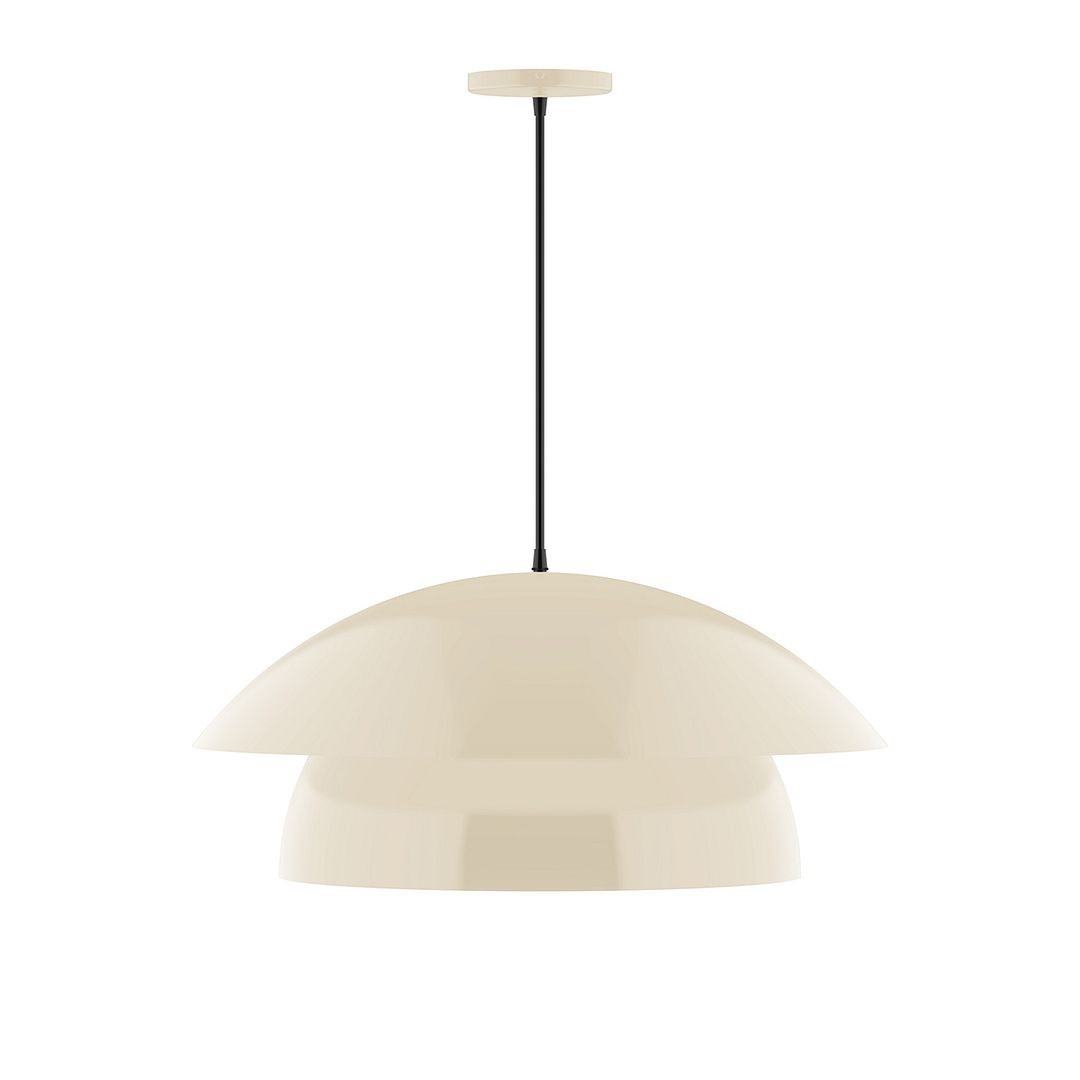 Montclair Light Works - PEBX447-16-C01 - One Light Pendant - Nest - Cream