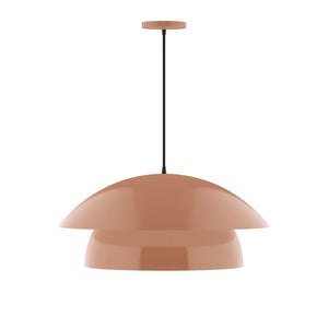 Montclair Light Works - PEBX447-19-C01 - One Light Pendant - Nest - Terracotta