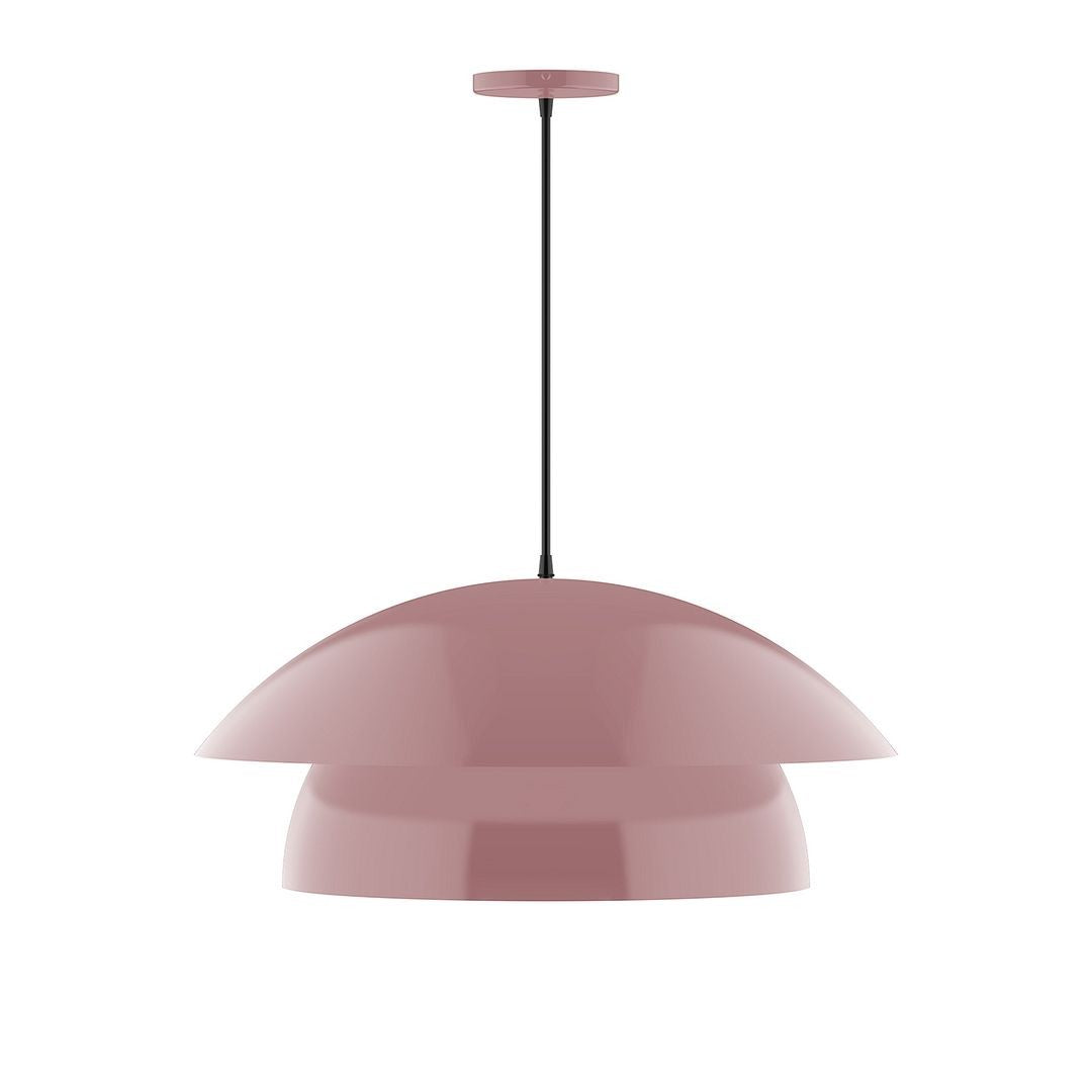 Montclair Light Works - PEBX447-20-C01 - One Light Pendant - Nest - Mauve