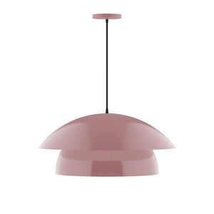 Montclair Light Works - PEBX447-20-C01 - One Light Pendant - Nest - Mauve