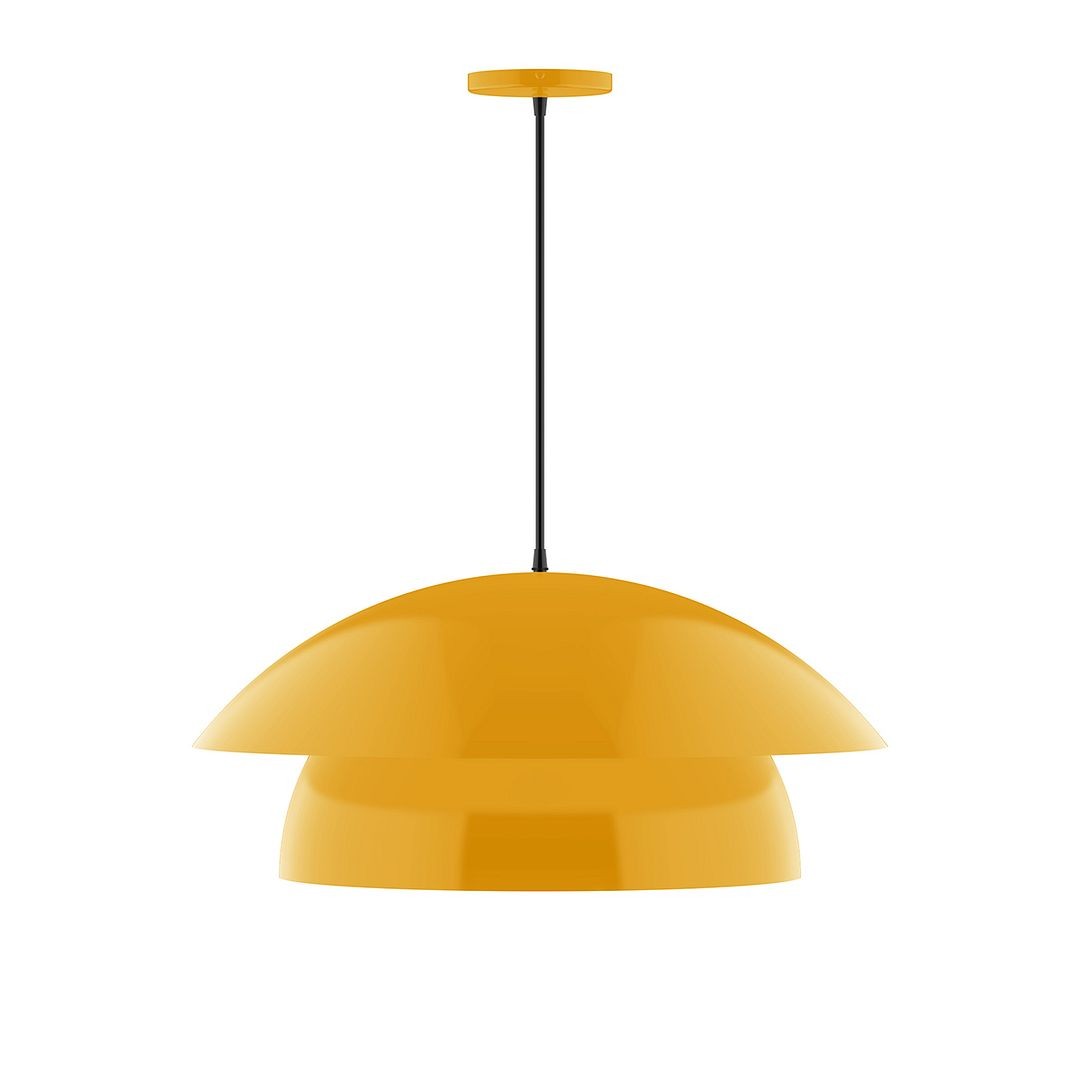 Montclair Light Works - PEBX447-21-C01 - One Light Pendant - Nest - Bright Yellow