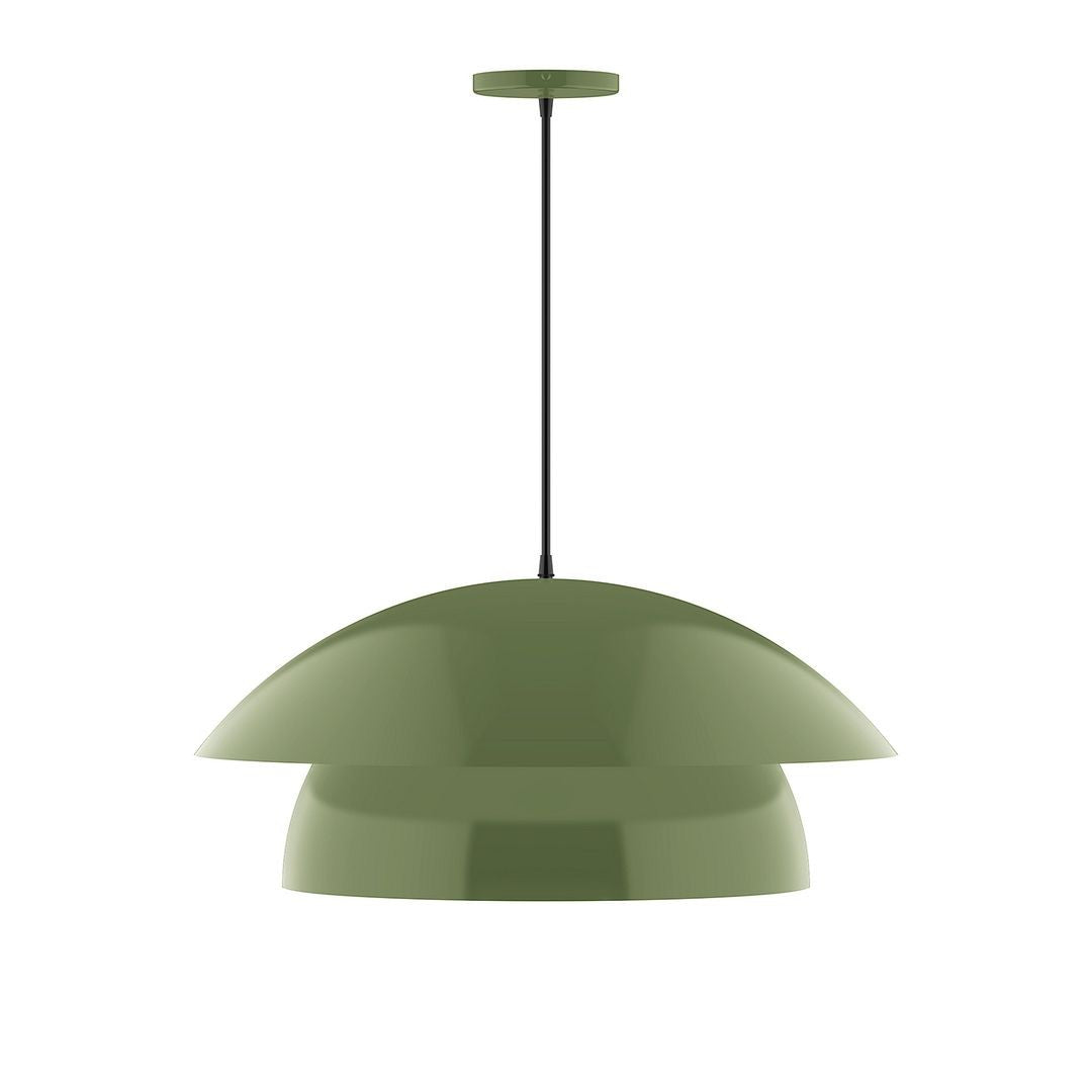 Montclair Light Works - PEBX447-22-C01 - One Light Pendant - Nest - Fern Green