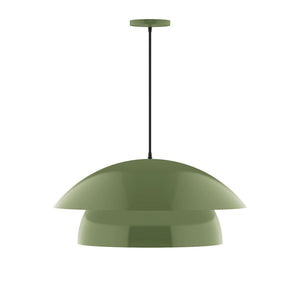 Montclair Light Works - PEBX447-22-C01 - One Light Pendant - Nest - Fern Green