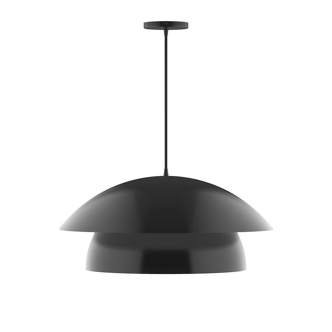 Montclair Light Works - PEBX447-41-C01 - One Light Pendant - Nest - Black