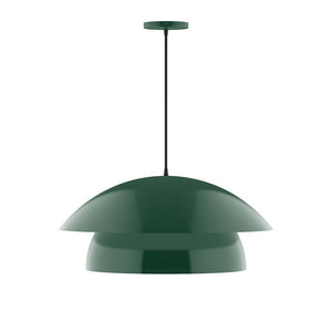 Montclair Light Works - PEBX447-42-C01 - One Light Pendant - Nest - Forest Green