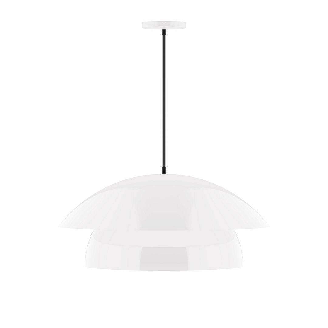 Montclair Light Works - PEBX447-44-C01 - One Light Pendant - Nest - White