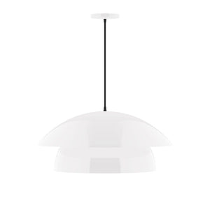 Montclair Light Works - PEBX447-44-C01 - One Light Pendant - Nest - White