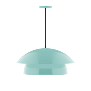 Montclair Light Works - PEBX447-48-C02 - One Light Pendant - Nest - Sea Green