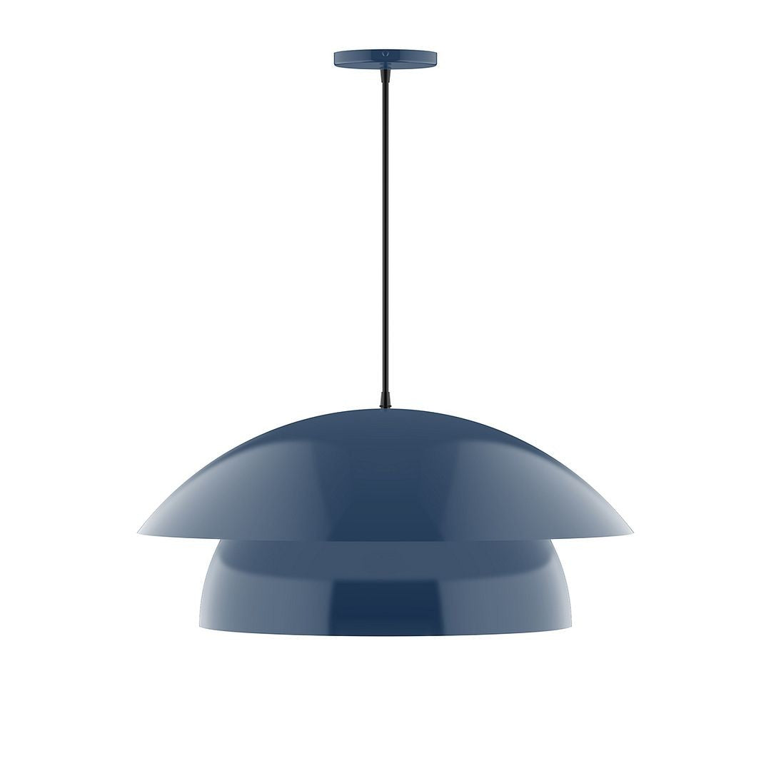 Montclair Light Works - PEBX447-50-C01 - One Light Pendant - Nest - Navy