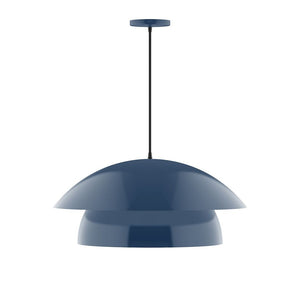 Montclair Light Works - PEBX447-50-C01 - One Light Pendant - Nest - Navy