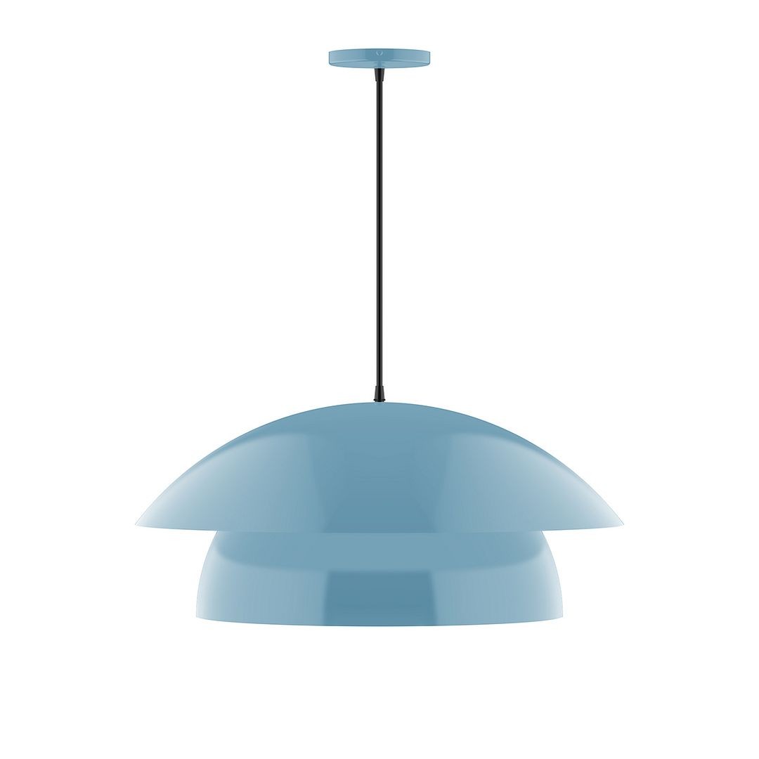 Montclair Light Works - PEBX447-54-C01 - One Light Pendant - Nest - Light Blue