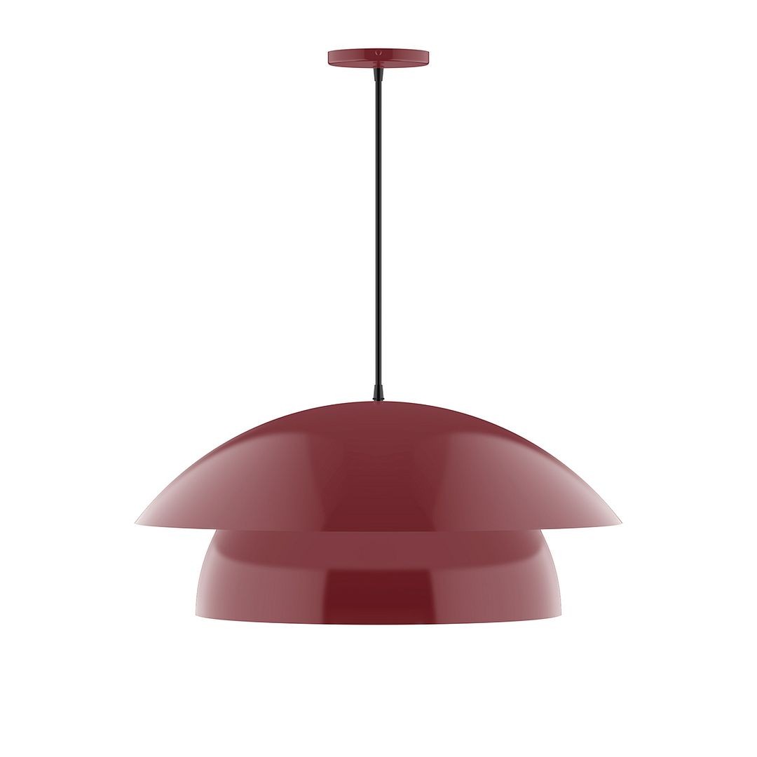 Montclair Light Works - PEBX447-55-C01 - One Light Pendant - Nest - Barn Red