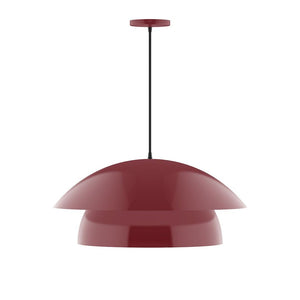 Montclair Light Works - PEBX447-55-C01 - One Light Pendant - Nest - Barn Red