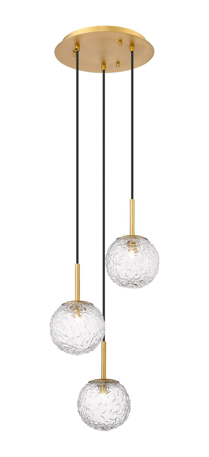 Innovations - 320-3P-BB-G320-6CL-BB - Three Light Mini Pendant - Barrington - Brushed Brass