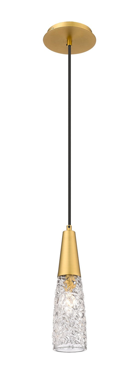 Innovations - 322-1P-BB-G322-3CL - One Light Mini Pendant - Amherst Brook - Brushed Brass