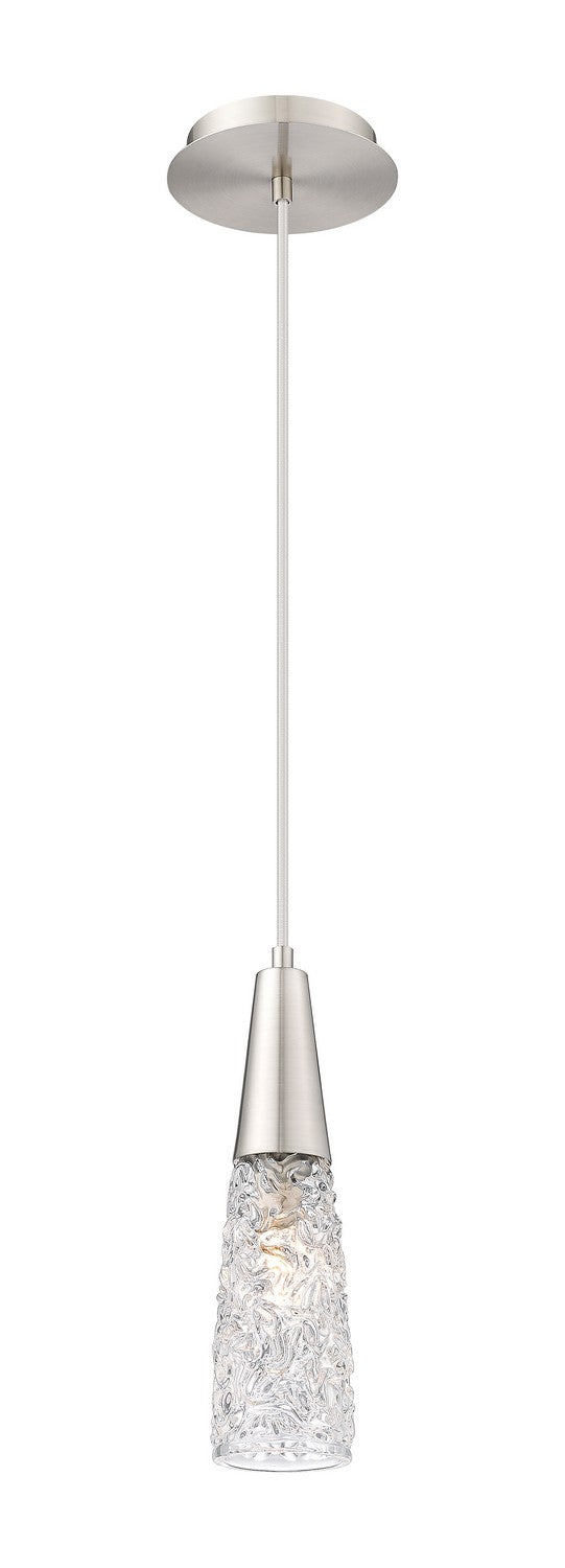 Innovations - 322-1P-SN-G322-3CL - One Light Mini Pendant - Amherst Brook - Brushed Satin Nickel