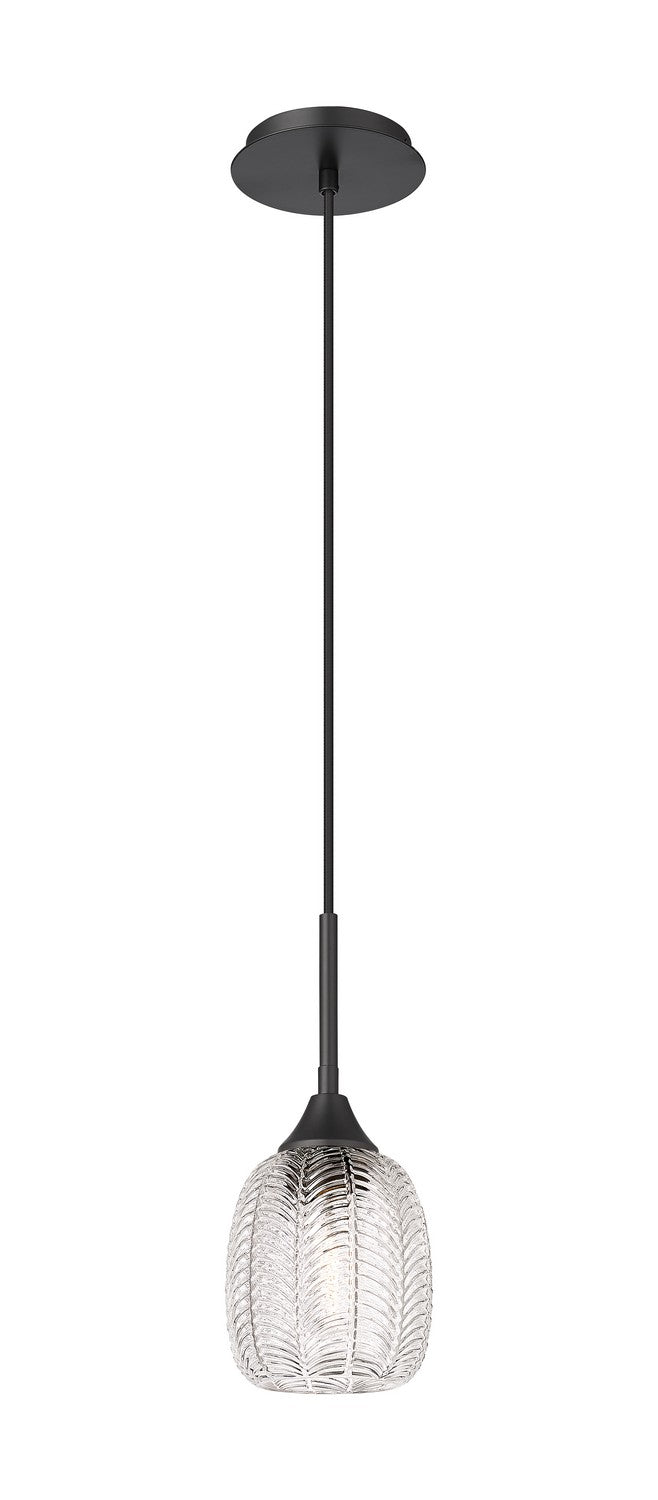 Innovations - 323-1P-BK-G323-5CL - One Light Pendant - Berkshire - Matte Black