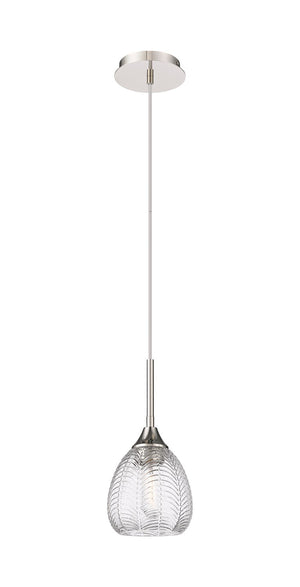 Innovations - 323-1P-PN-G323-6CL - One Light Pendant - Berkshire - Polished Nickel