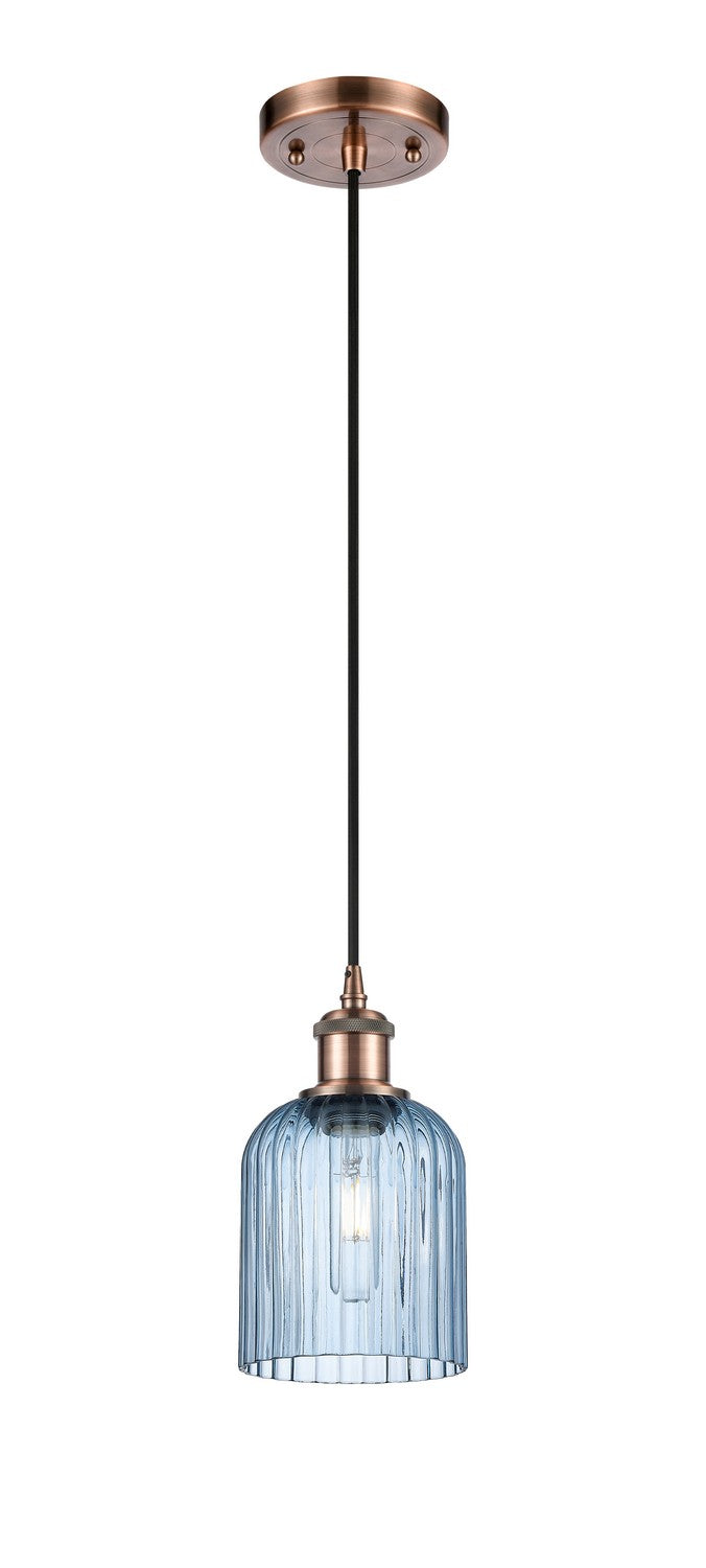 Innovations - 516-1P-AC-G559-5BL - One Light Mini Pendant - Ballston - Antique Copper