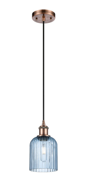 Innovations - 516-1P-AC-G559-5BL - One Light Mini Pendant - Ballston - Antique Copper