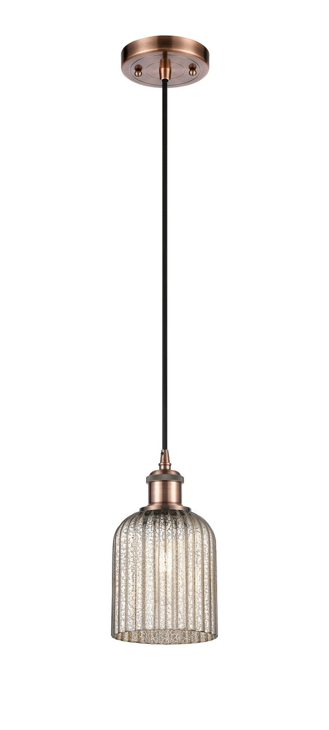 Innovations - 516-1P-AC-G559-5ME - One Light Mini Pendant - Ballston - Antique Copper