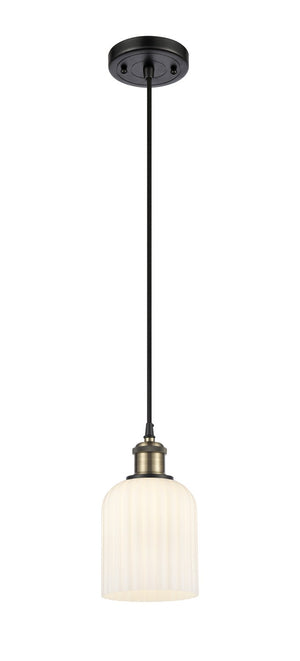 Innovations - 516-1P-BAB-G559-5GWH - One Light Mini Pendant - Ballston - Black Antique Brass